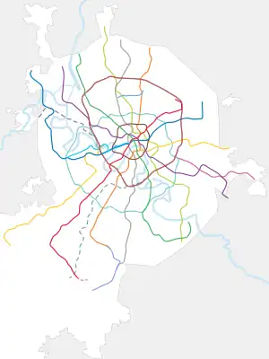 Lukhmanovskaya is located in Moscow Metro