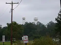 Two water towers at Moselle