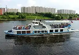 River tramway Moskvitch in Moscow