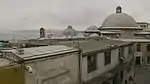 Rooftop view of the hamam and its domes
