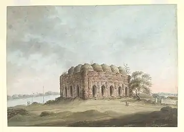 Mosque in the 15th century Bengal style by Sita Ram