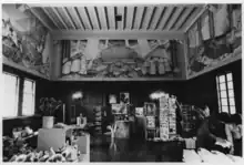 Mother's Building interior (1979), when it served as the gift shop and visitor center for the San Francisco Zoo