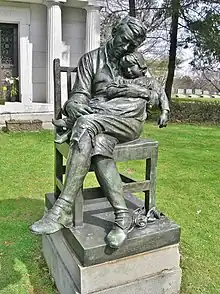 Motherless (1897), Homewood Cemetery, Pittsburgh, Pennsylvania