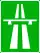 Motorway symbol of Kosovo