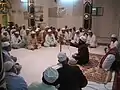 Moulana Ghousavi Shah delivering speech at Masjid-E-Kareemullah Shah, Hyderabad, India.