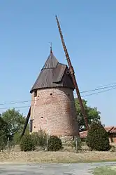 The windmill in Caragoudes