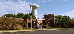 Mounds View City Hall and water tower