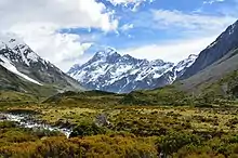 New Zealand's Southern Alps served as Gondor's White Mountains in Peter Jackson's The Lord of the Rings trilogy.