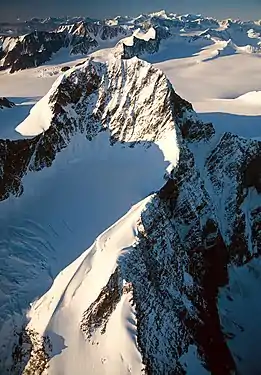 Aerial view from west