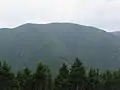 Mount Minami Katsuragi as seen from the slope of Mount Iwawaki