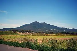 A view of Mount Tsukuba, from Tsukuba City