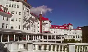 Mount Washington Hotel Presidential Wing view, 2014