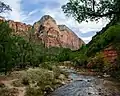 North aspect, with Virgin River