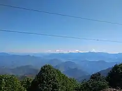 View of High Himalayas from Gulmi district