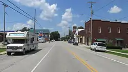 Looking west on Main Street