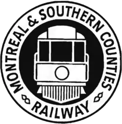 Logo of the Montreal & Southern Counties Railway