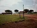 The entrance to the Mount Carmel Center in June 1997