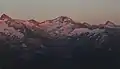 Eisen alpenglow