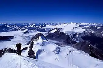 Mt. Forbes summit looking NW