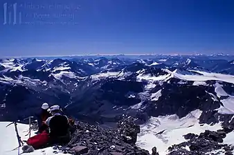 Mt. Forbes' summit looking SW