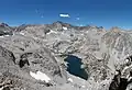 East aspect of Mt. McDuffie viewed from The Citadel. Ladder Lake below.