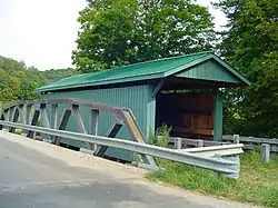 Mt. Olive Road Covered Bridge, a historic site in the township