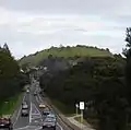 The north side of Takarunga / Mount Victoria, seen from Lake Road.