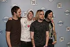 The Used's band members in a photo together