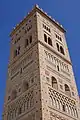 Mudéjar brick church tower in Teruel, Spain, (14th century)