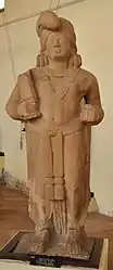 Mudgarpani Yaksha, 2nd century BCE, Bharnakalan, Mathura Museum