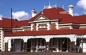The railway station at Mudgee, New South Wales, Australia. Architect John Whitton