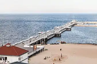Pier in Sopot, the longest wooden pier in Europe