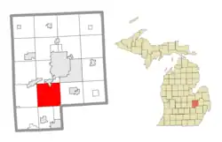 Location within Genesee County