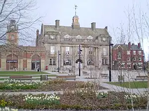 Crewe, a historic railway town and the largest town in Cheshire East.