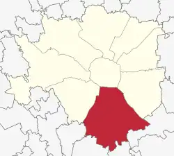 Location of Zone 5 of Milan