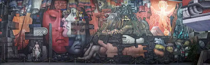 Presencia de América Latina, mural declared national monument of Chile