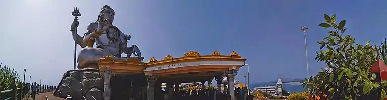 Panoramic view of Murudeshwar.