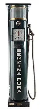 Benito Mussolini's gas pump