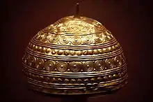 Casco de Leiro, Galicia, Spain. Atlantic Bronze Age, c. 1000 BC