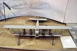 Aircraft model "Ilya Muromets" developed by Igor Sikorsky