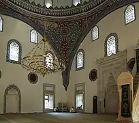 Interior of Mustafa Pasha Mosque