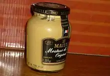 A jar of mustard