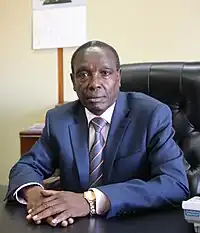 Muthui Kariuki in his office in 2013
