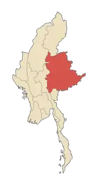 A map of Shan State