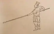 Jangchang, a long spear wielded by both infantry and cavalry