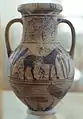 Donkey vase, orientalizing style, probably from Sifnos, 700-650 BC