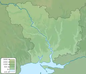 Partyzanske is located in Mykolaiv Oblast