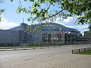 Exterior of the 7,280 seat Mytishchi Arena.