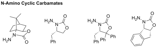 N-Amino cyclic carbamates