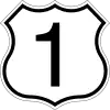 National Highway 1 shield